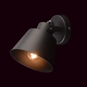 Brilagi - Fali spotlámpa TECHNO 1xE27/60W/230V fekete