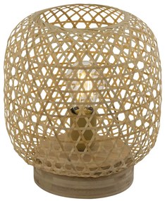 Globo MIRENA 15367T bambusz asztali lámpa, 1x60W E27