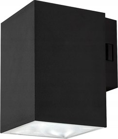 Kültéri Led fali lámpa 9W fekete téglalap alakú 11 cm IP65 Rabalux