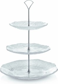 IVV Italy Diamante Üveg tortatál 3 szintes tortatál