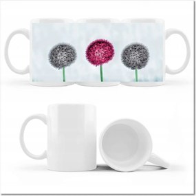 Fényképes bögre Szürke, lila