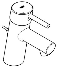 GROHE 32204001 - CONCETTO mosdócsaptelep DN 15 fényes króm