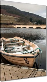 Vászonkép 80x120 Horgászcsónak