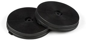 Klarstein Aktívszenes szűrők páraelszívókhoz 2 szűrő keringtető üzemmódhoz Ø18,5 cm