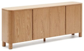 Natúr színű komód kőrisfa dekorral 200x79x40 cm Salaya – Kave Home