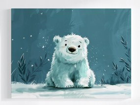 Canvas Vászonkép Kis Jegesmedve Mackó 80x60