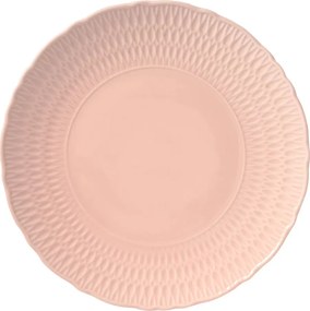 Tányér 26 cm Sofia Rózsaszín Ćmielów