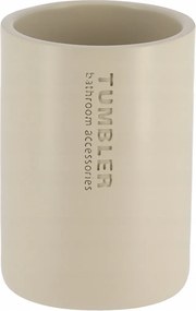 Polyresinø 7,5 Cm-es Bézs Fürdőszobai Sava Pohár