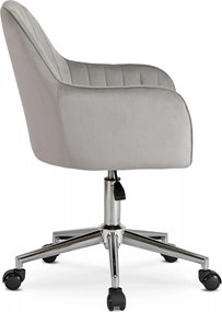 TOM forgószék, szürke bársony