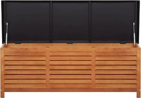 Tömör Eukaliptuszfa Kerti Tárolóláda 150 X 50 X 55 Cm