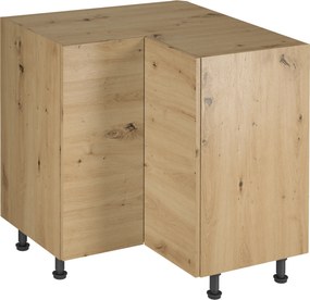 Sarok alsó szekrény, artisan tölgy, LANGEN D90N