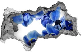 Fali matrica lyuk a falban Kék orchidea nd-b-108719239