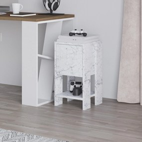 Éjjeliszekrény Ema - Carrara Marble