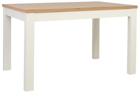 Asztal Boston 465Wotan tölgy, Fehér, 77x90x130cm, Hosszabbíthatóság, Laminált forgácslap, Laminált forgácslap