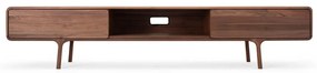 Barna tölgyfa TV-állvány 220x45x45 cm Fawn – Gazzda