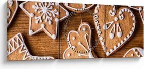 Kép - Mézeskalács (órával) (90x30 cm)