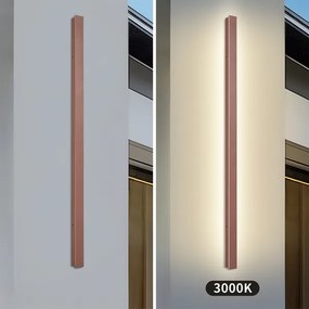 BRILAGI-LED kültéri fali lámpatest LINEAR LED/32W/230V 3000K IP65 140 cm barna CRI 90
