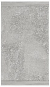 2 db betonszürke szerelt fa fali kockapolc 80 x 15 x 26,5 cm