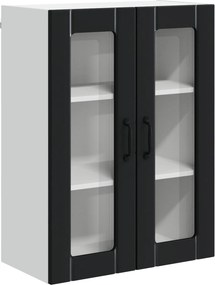 vidaXL Konyhaszekrény Fekete 60 x 31 x 80 cm Faanyag