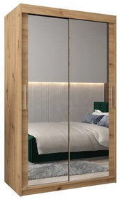 Ruhásszekrény 120 cm Toki 3 (artisan tölgy + artisan tölgy). 1065065