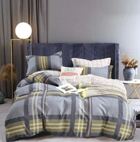 3 részes flanel ágyneműhuzat polipamut Samuel 200x140cm+90x70cm TiaHome