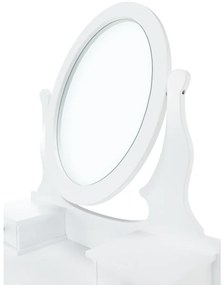 Dekoratív asztal székkel LINET NEW, fehér