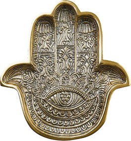 HAMSA dekor tál, Fatima keze 20 x 18cm