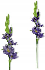 Lila Kard Habszivacs ág 55 cm Művirágok Élő Habszivacs