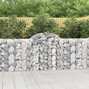 11 db íves horganyzott vas gabion kosár 200x30x100/120 cm