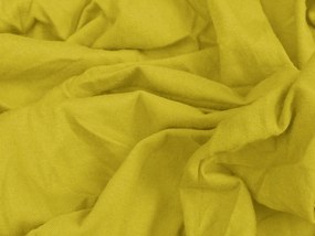 Jersey sárga lepedő 200 x 220 cm