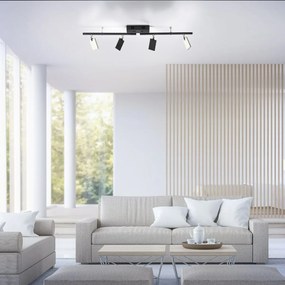 Paul Neuhaus modern spot lámpa pure-mira fekete pln6356-18