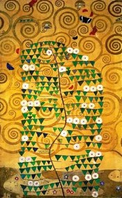 Gustav Klimt - Der Lebensbaum üvegkép, falikép