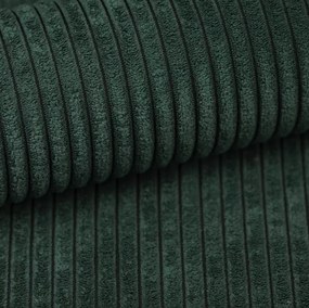 Kinyitható U alakú kanapé TAVERO 321x140 cm, sötétzöld