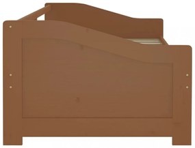 mézbarna 3 személyes tömör fenyőfa kanapéágy 90 x 200 cm