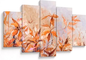 Kép - Festett virágok (150x105 cm)