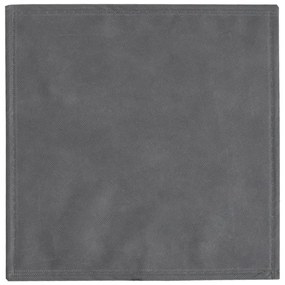 vidaXL 4db szürke nemszőtt szövet összecsukható tárolódoboz 32x32x32cm