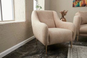 Fotel Simeon (bézs + arany). 1073296