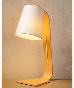 Lucide 06502/81/31 - Asztali lámpa NORDIC 1xE14/40W/230V fehér