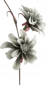 Dekoratív művirág szürke 70 cm Eurofirany