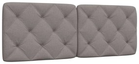 tópszínű szövet fejtámla párna 140 cm