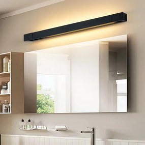 Brilagi-LED Fürdőszobai tükörvilágítás AQUA LINE LED/18W/230V 60 cm IP44 fekete