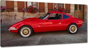 Vászonkép 115x55 Piros sport kupé