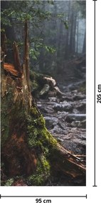 Fotótapéta ajtóra - Az erdőben (95x205cm)