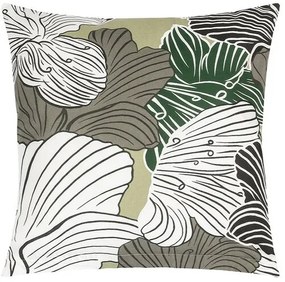 Bellatex Párnahuzat Květ khaki, 40 x 40 cm