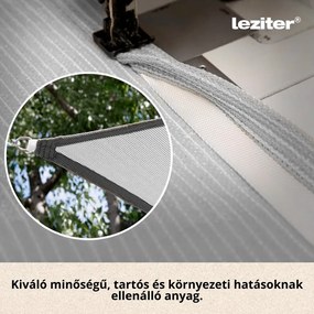 Rana napvitorla négyszög alakú 4x5 m szürke