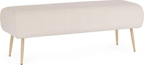 Fehér párnázott pad Olga – Bizzotto