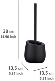 WENKO 23654800 - WC-kefe BADI 13,5x38 cm fekete