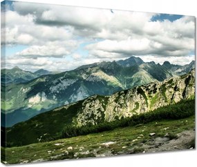 Vászonkép 40x30 Kilátás a Tátrából