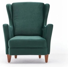 Zöld füles fotel Lola Brejer – Artie
