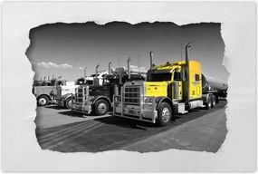 Poszterek 60x40 Sárga teherautó az USA-ból